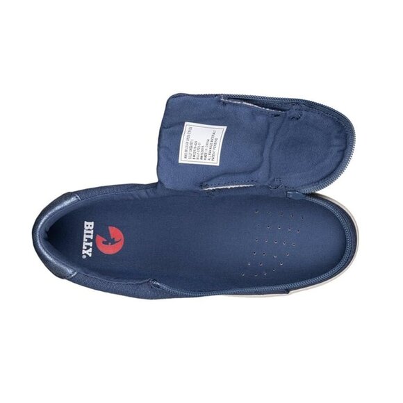 NEW Billy Footwear Women Sneaker Low Top Zip Up Blue Adaptive Size 6 W KF9 - Picture 4 of 5